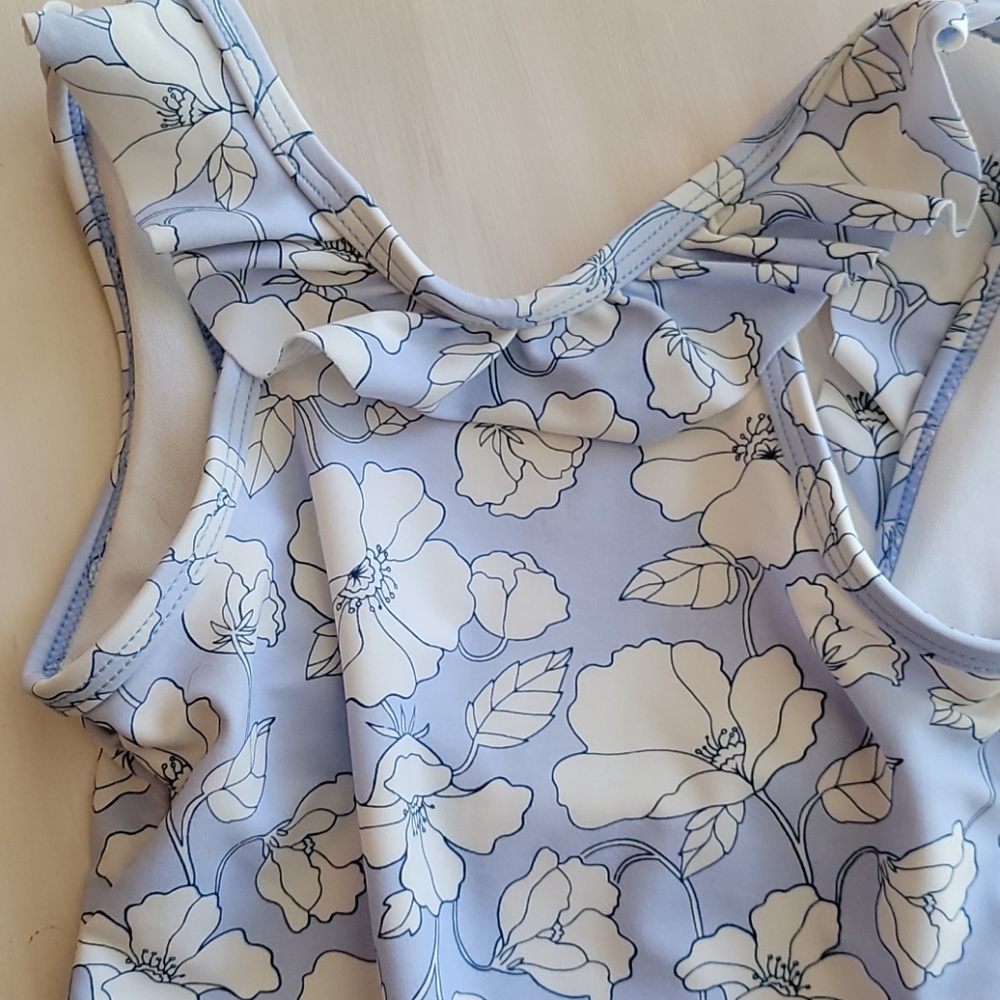 4T girls copper key swimsuit